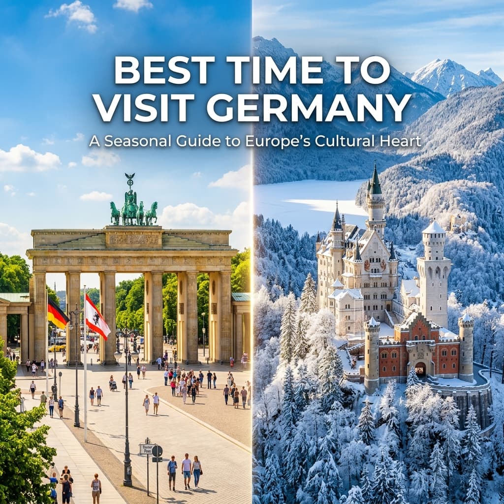 Die beste Reisezeit für Deutschland: Wetter-Ratgeber für Ihren Urlaub